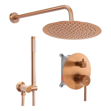 REA-P8809 - Tuš set sa ugradnom baterijom LUNGO četkani bakar