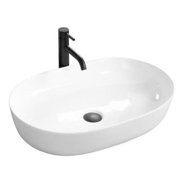 REA-U0024 - Umivaonik na ploču CLEO 41x60,5 cm keramika/sjajna bela