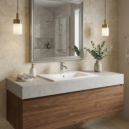 REA-U0190 - Ugradni umivaonik DAFNE 46,5x72 cm keramika/sjajna bela