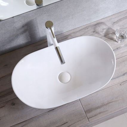 REA-U0441 - Umivaonik na ploču ROYAL 35,5x61,5 cm keramika/sjajna bela