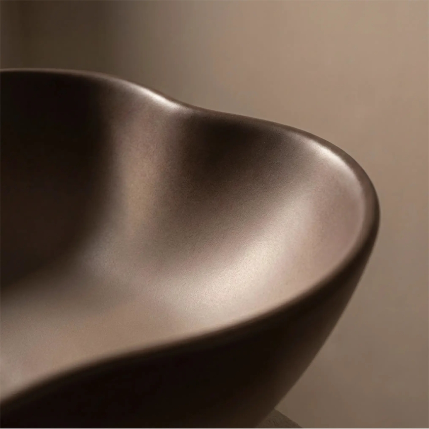 REA-U0629 - Umivaonik na ploču PEARL 38x50,5 cm keramika/braon