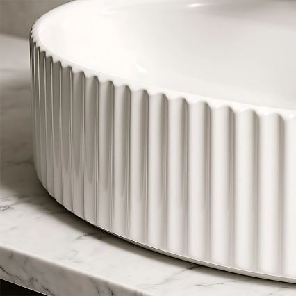 REA-U4002 - Umivaonik na radnu ploču MARCELA 37x60 cm keramika/sjajna bela