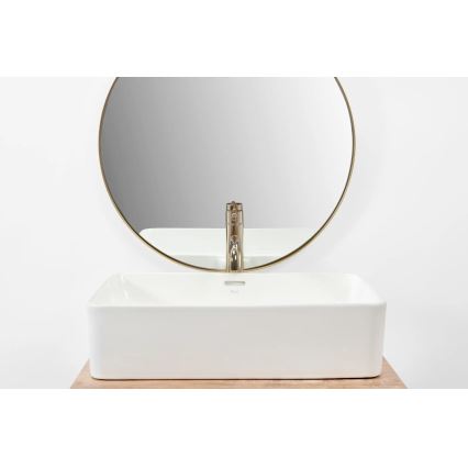 REA-U5055 - Umivaonik na ploču BERTA 35,5x56 cm keramika/sjajna bela