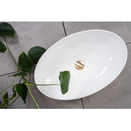 REA-U5660 - Umivaonik za ugradnju na ploču MAYA 39x60 cm keramika/sjajna bela