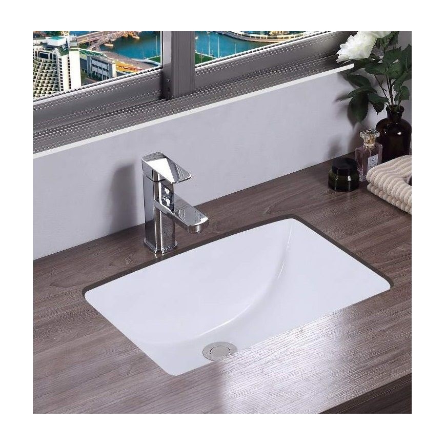 REA-U6653 - Ugradni umivaonik ADELA 33x46 cm keramika/sjajna bela