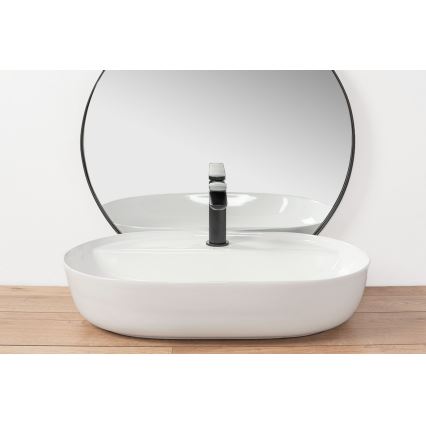 REA-U7900 - Umivaonik za postavljanje na radnu ploču AURA 40,5x60,5 cm keramika/sjajna bela