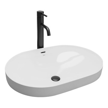 REA-U8700 - Umivaonik za postavljanje na radnu ploču ARLETA 42x61,5 cm keramika/sjajna bela
