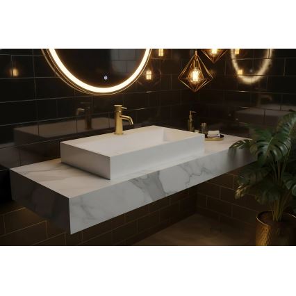 REA-U8901 - Umivaonik za radnu ploču GOYA 37x60 cm matna bela