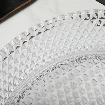 REA-U9670 - Umivaonik na radnu ploču CRISTAL, prečnik 35,5 cm, staklo/prozirno