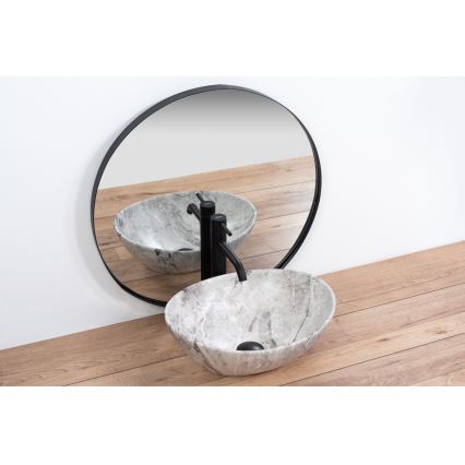 REA-U9908 - Nadgradni umivaonik SOFIA 34,5x41 cm keramika/imitacija kamena