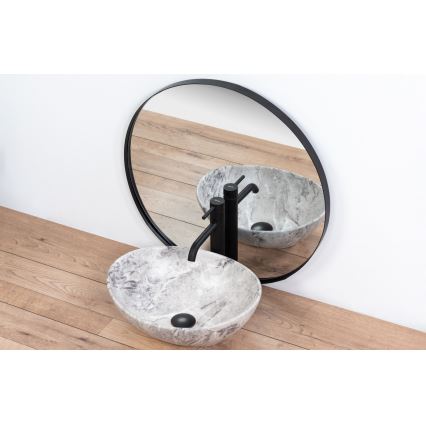 REA-U9908 - Nadgradni umivaonik SOFIA 34,5x41 cm keramika/imitacija kamena