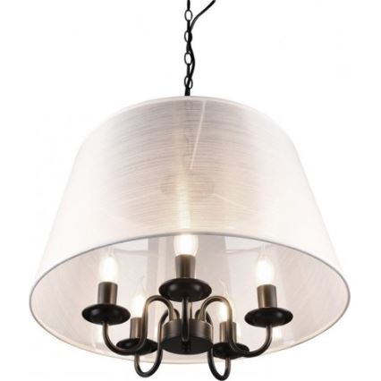 Reality - LED luster na lancu CIMA 5xE14/40W/230V siva