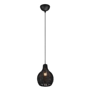 Reality - Luster na sajli SPROUT 1xE14/40W/230V crna/ratan