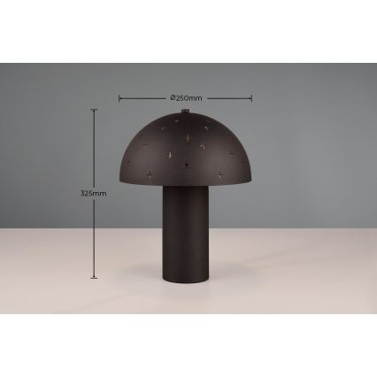 Reality - Stona lampa SETA 1xE14/28W/230V crna