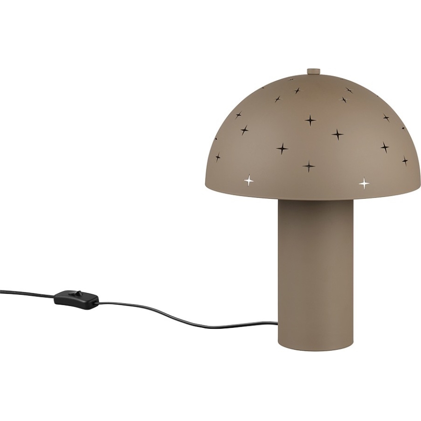 Reality - Stona lampa SETA 1xE14/28W/230V taupe