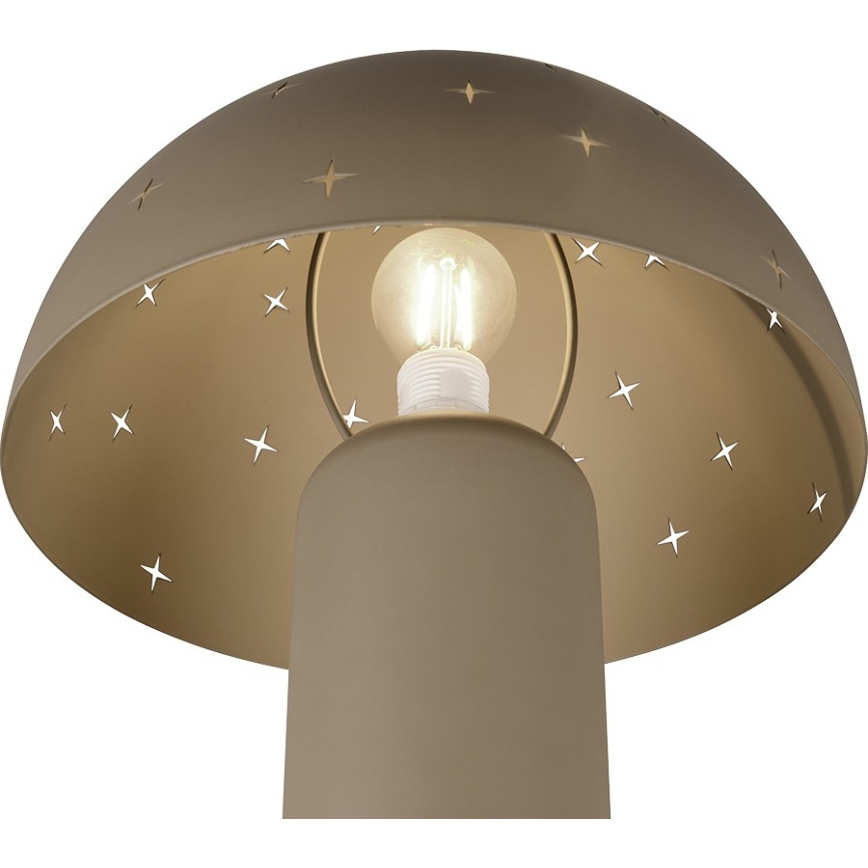 Reality - Stona lampa SETA 1xE14/28W/230V taupe