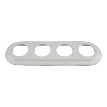 Reblig - Porcelanski retro četvorostruki okvir beo