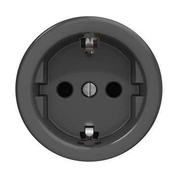Reblig - Retro kućna utičnica bez okvira SCHUKO 230V/16A antracit