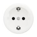 Reblig - Retro kućna utičnica bez okvira SCHUKO 230V/16A snežno bela