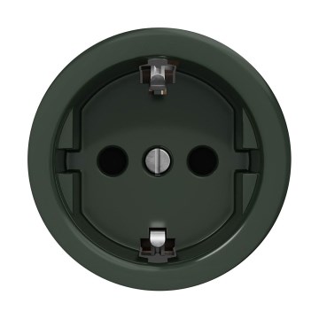 Reblig - Retro kućna utičnica bez okvira SCHUKO 230V/16A zelena