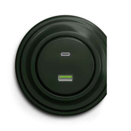 Reblig - Retro okvir, zeleni rub