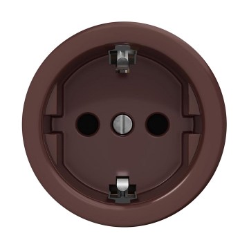 Reblig - Retro zidna utičnica bez okvira SCHUKO 230V/16A braon