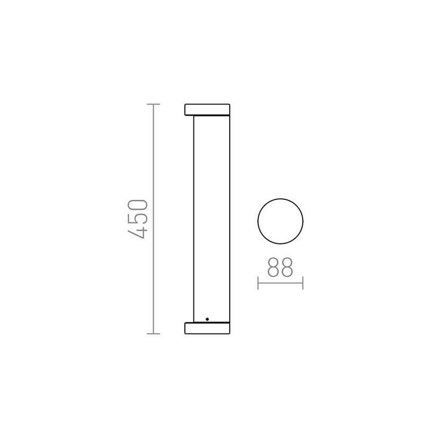 RED - Design Rendl - R11171 - LED spoljašnja lampa SONET LED/7W/230V IP54 antracit