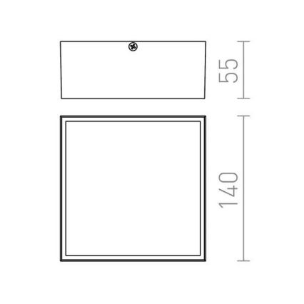 RED - Design Rendl - R11967 - LED spoljašnje plafonsko svetlo BONO LED/4W/230V IP54
