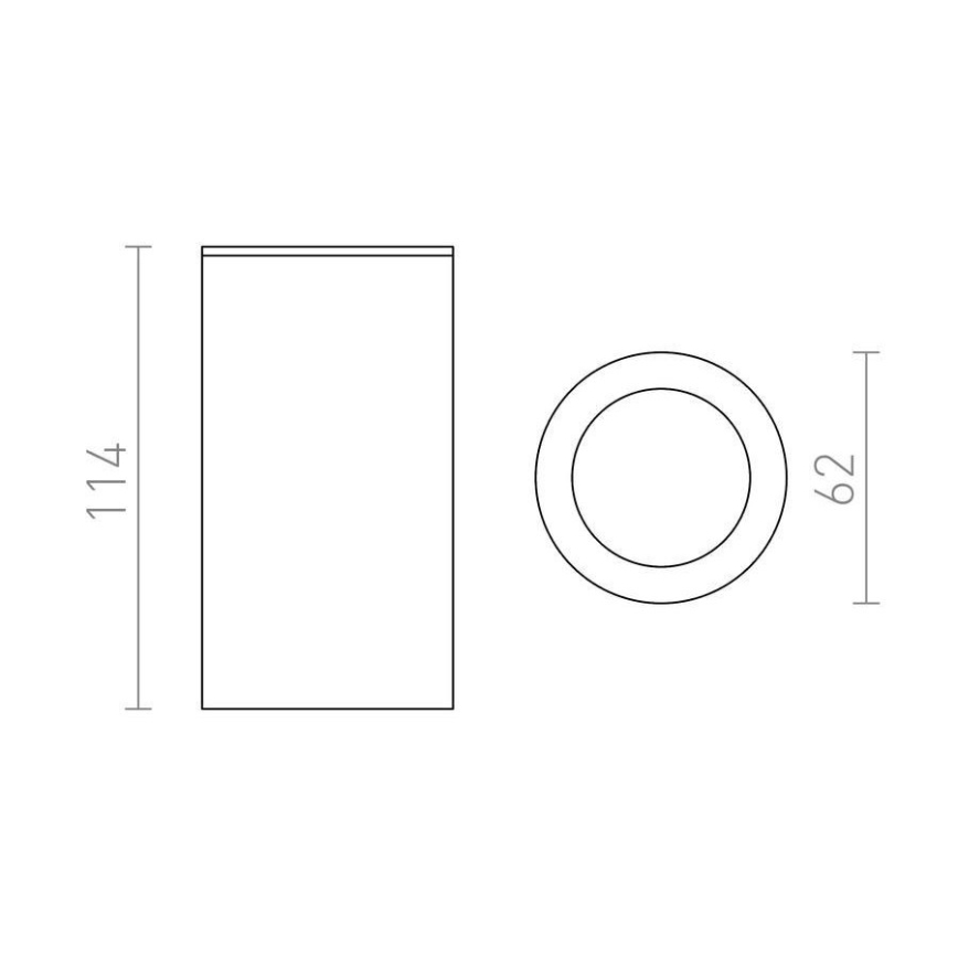 RED - Design Rendl - R12043 - Spot svetiljka MOMA 1xGU10/35W/230V bela