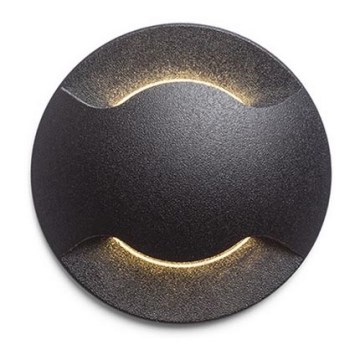 RED - Design Rendl - R12618 - LED spoljašnja ugradna svetiljka KICK LED/3W/230V IP54