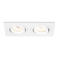 RED - Design Rendl - R12713 - Ugradno stropno svetlo PASADENA 2xGU10/50W/230V