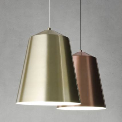 Redo 01-1104 - Luster na sajli AYLA 1xE27/42W/230V prečnik 36 cm zlatna