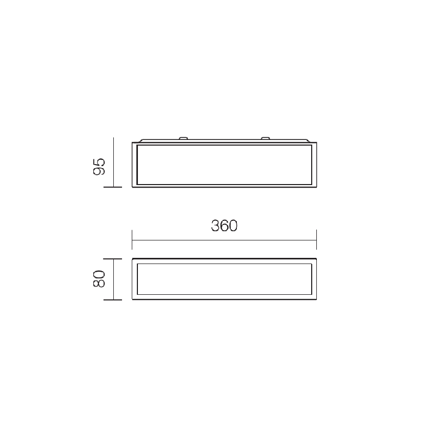 Redo 01-1234 - LED kupatilsko zidno svetlo EGO LED/12W/230V 36 cm IP44 sjajni hrom