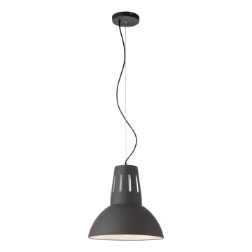 Redo 01-1281 - Luster na sajli PEEP 1xE27/42W/230V prečnik 34,5 cm crna
