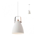 Redo 01-1311 - Luster na sajli ARNE 1xE27/42W/230V bela