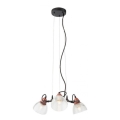 Redo 01-1450 - Luster na sajli RIDGE 3xE27/42W/230V
