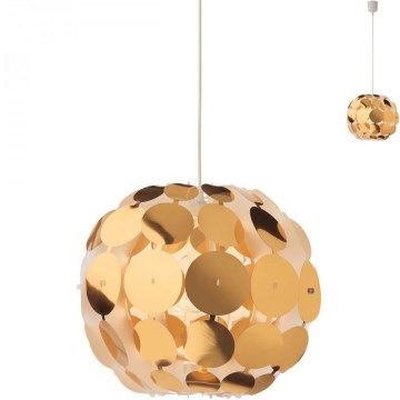 Redo 01-1508 - Viseći luster na sajli ODEON 1xE27/42W/230V, prečnik 36 cm, zlatna