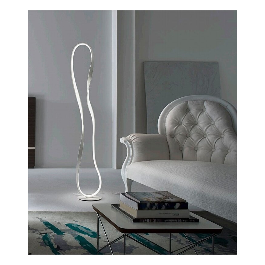 Redo 01-1532 - LED prigušiva podna lampa NUBO LED/34,5W/230V bela