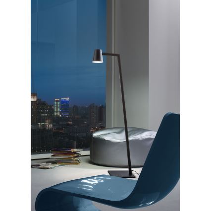 Redo 01-1557 - Podna lampa MINGO 1xE27/42W/230V crna