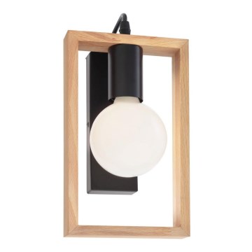 Redo 01-1663 - Zidna svetiljka TIMBER 1xE27/42W/230V bukva