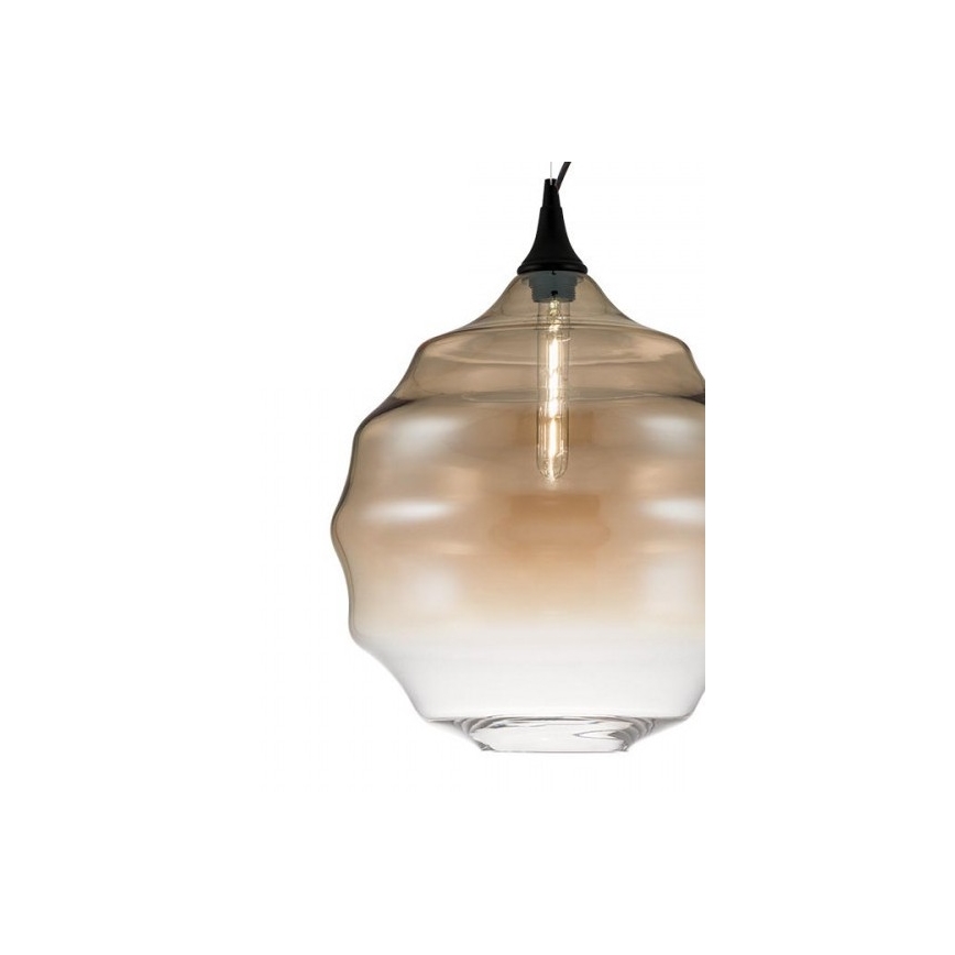 Redo 01-1844 - Luster na sajli SLAG 1xE27/42W/230V Ø 40 cm bež