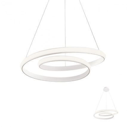 Redo 01-1888 - LED prigušiva luster na sajli TORSION LED/29W/230V prečnik 55 cm bela