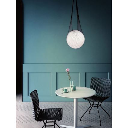 Redo 01-1974 - LED luster na sajli ALLURIA 1xE27/10W/230V prečnika 40 cm