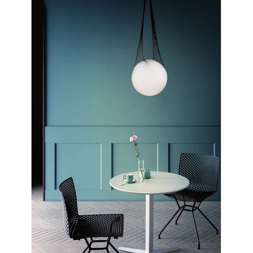 Redo 01-1974 - LED luster na sajli ALLURIA 1xE27/10W/230V prečnika 40 cm