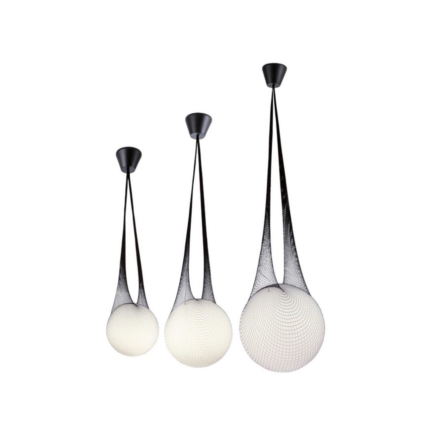 Redo 01-1974 - LED luster na sajli ALLURIA 1xE27/10W/230V prečnika 40 cm