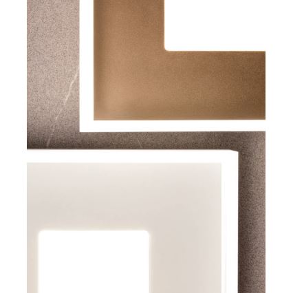 Redo 01-1998 - LED prigušiva stropna lampa MAYA LED/42W/230V 42,5x42,5 cm zlatna