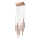 Redo 01-2047 - LED luster na sajli MADISON 8xLED/4W/230V bakar