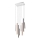 Redo 01-2049 - LED luster na sajli MADISON 8xLED/4W/230V sjajni hrom/crna/bakar