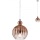 Redo 01-2064 - Luster na sajli PLUMEN 1xE14/42W/230V prečnik 15 cm bakar