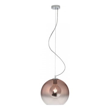 Redo 01-2076 - Luster na sajli BOWL 1xE27/42W/230V Ø 30 cm bakar